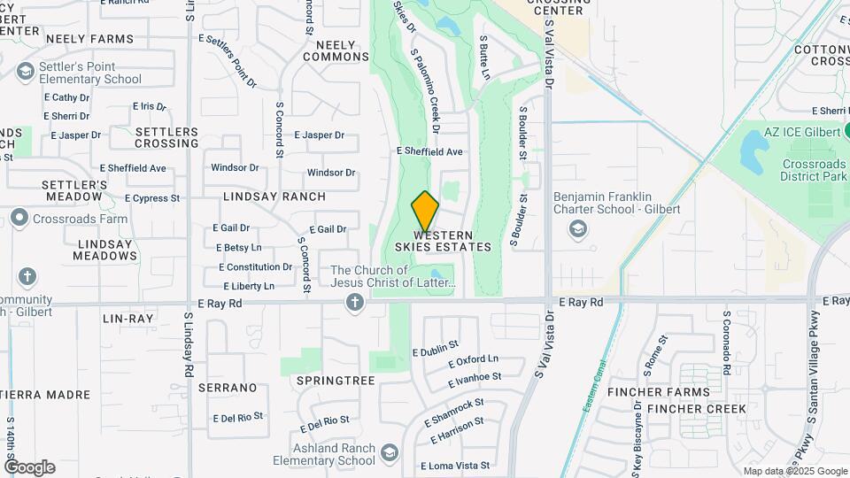 1458 S Palomino Creek Dr Map and Location Details