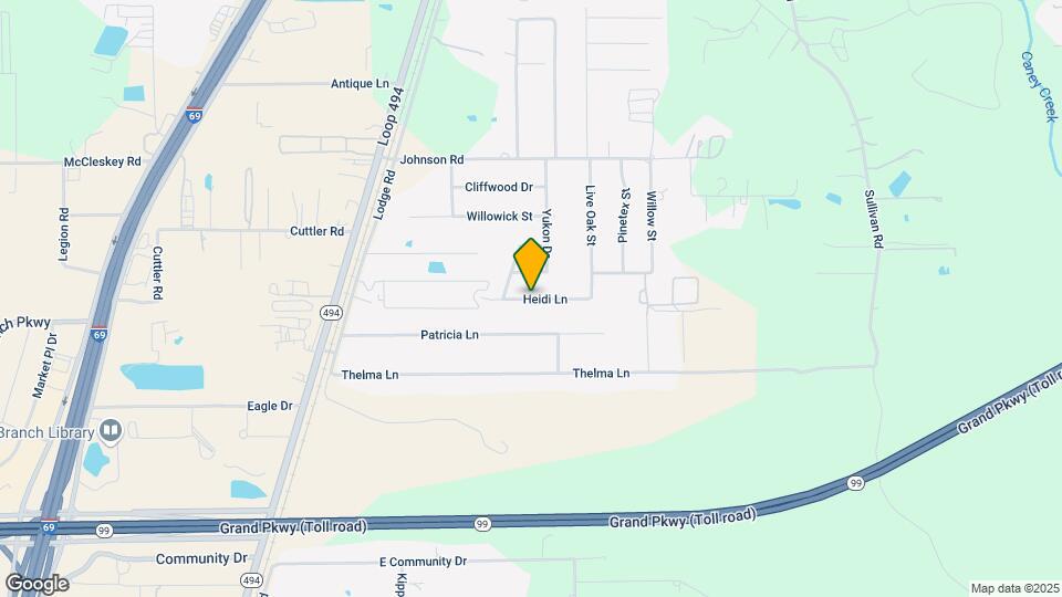 23425 Heidi Ln Map and Location Details