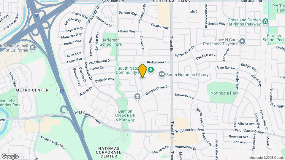 1870 Bridgecreek Dr Map and Location Details