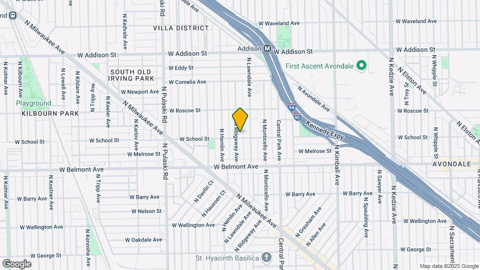 3301 N Ridgeway Ave Mapa y Detalles de la Ubicación