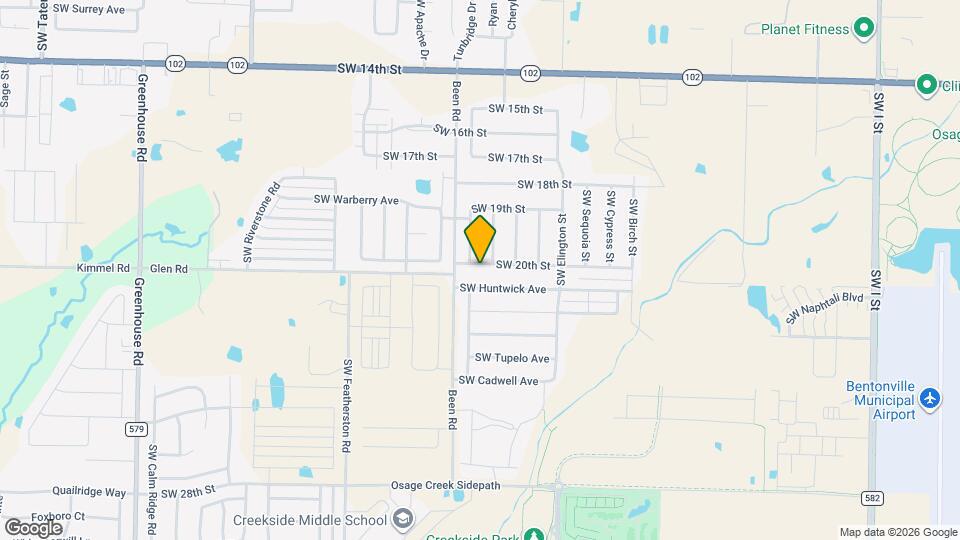 2505 SW 20th St Map and Location Details