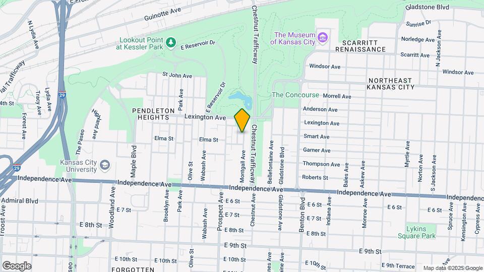 412 Montgall Ave Mapa y Detalles de la Ubicación