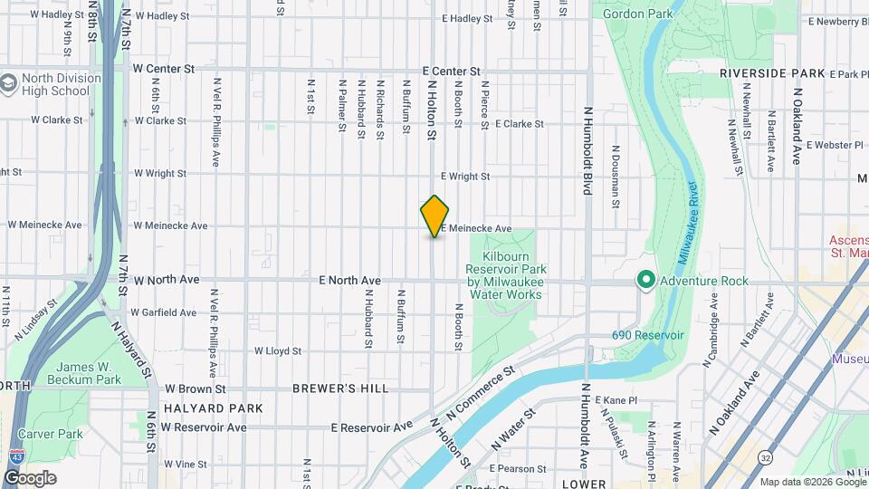 2350 N Holton St, Unit 2352 Map and Location Details