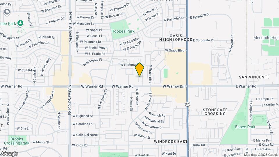 2043 N Holguin Way Map and Location Details
