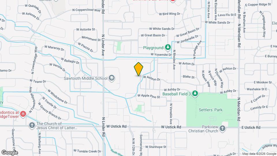 3795 N McKinley Pk Ave Map and Location Details