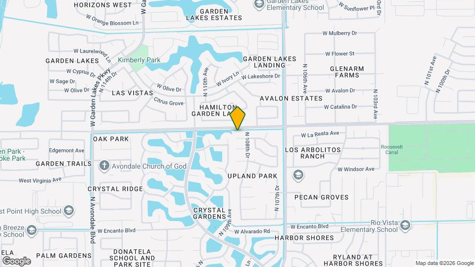 10866 W Edgemont Ave Map and Location Details