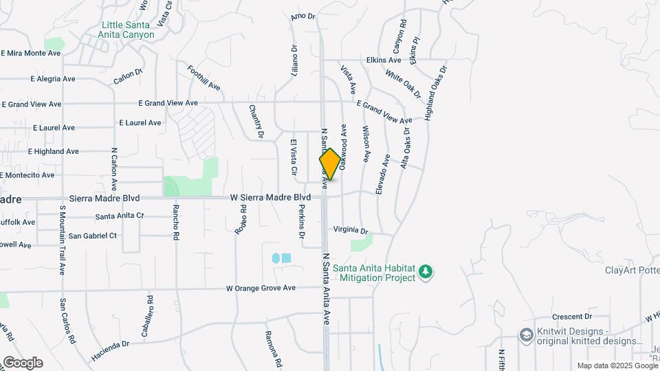 1716 N Santa Anita Ave Map and Location Details