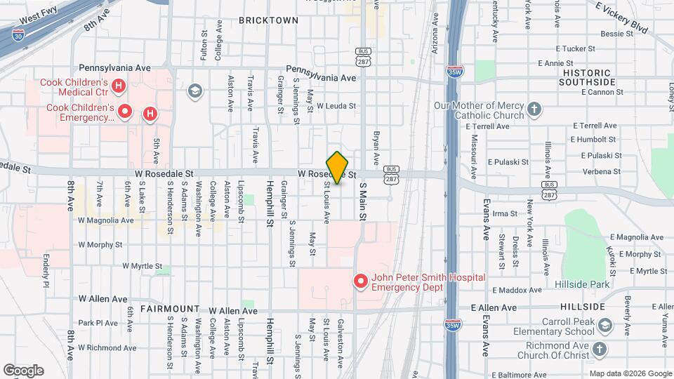 1120 Galveston Ave Map and Location Details