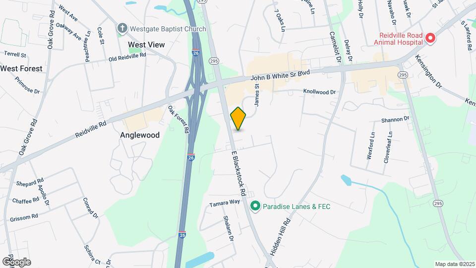 323 E Blackstock Rd Map and Location Details