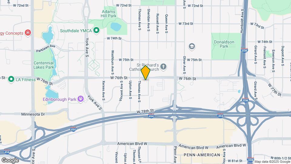 7608 Sheridan Ave S Map and Location Details
