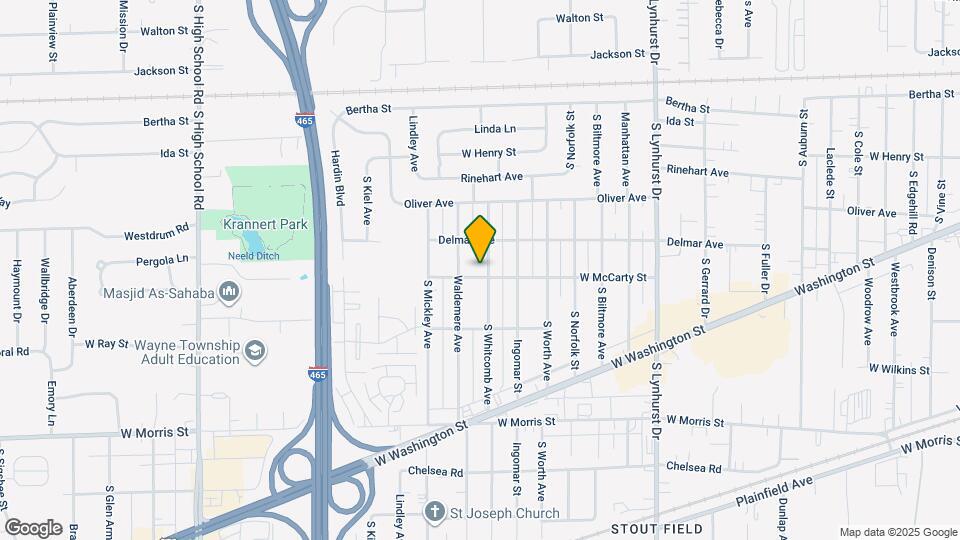 734 S Whitcomb Ave Map and Location Details