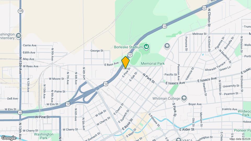 503 E Pine St Map and Location Details