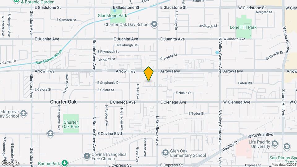 20821 E Calora St Map and Location Details