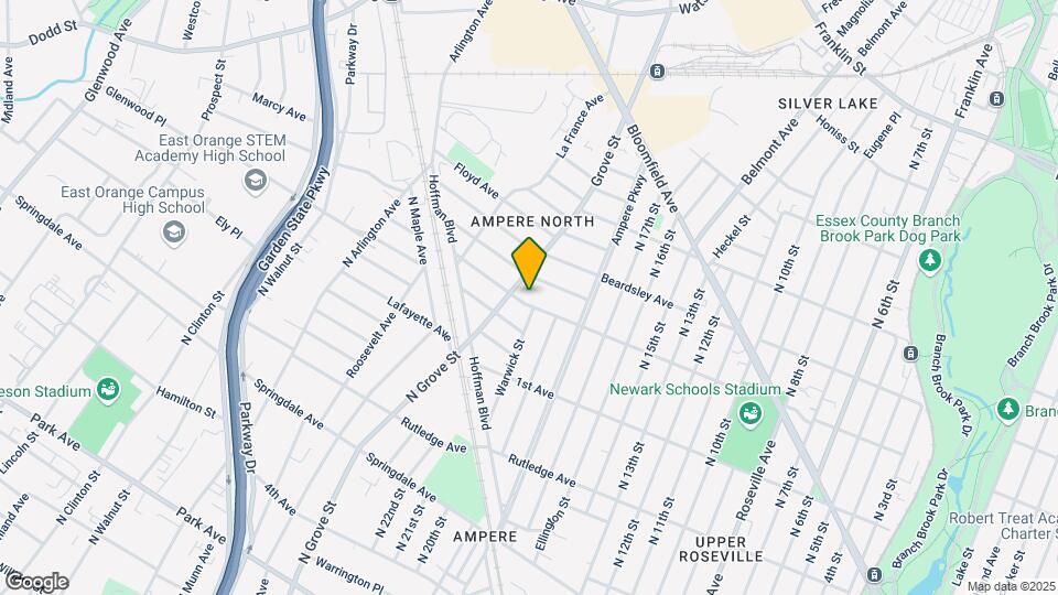 433 Abington Ave Mapa y Detalles de la Ubicación