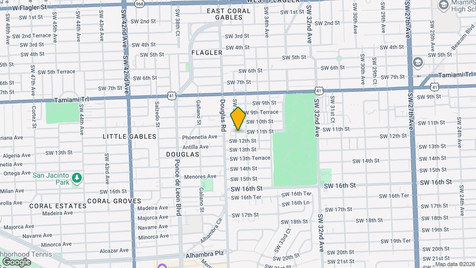 3640 SW 11th St Map and Location Details