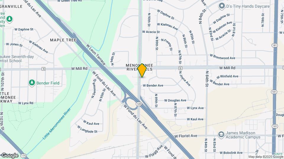 6320-6330 N 91st St Map and Location Details