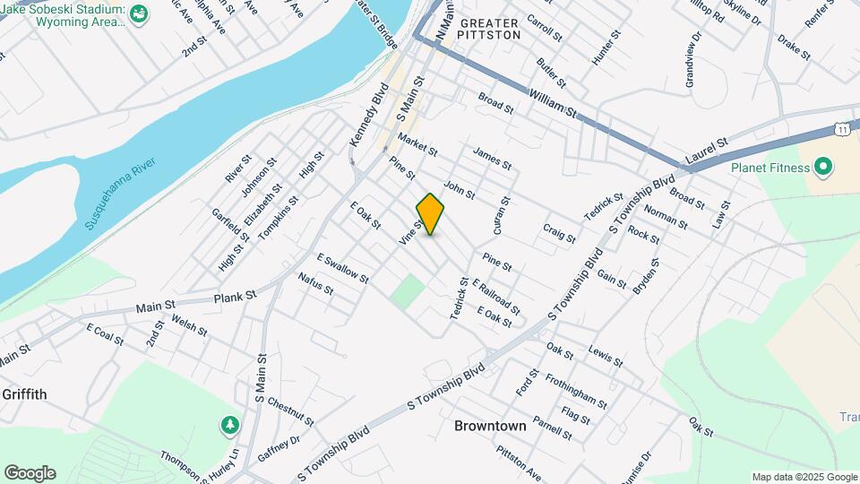 95 E Columbus Ave Map and Location Details