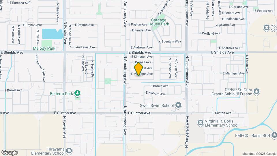 6590 E Krum Ave Map and Location Details