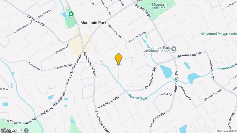 1426 Spring Valley Ln Mapa y Detalles de la Ubicación