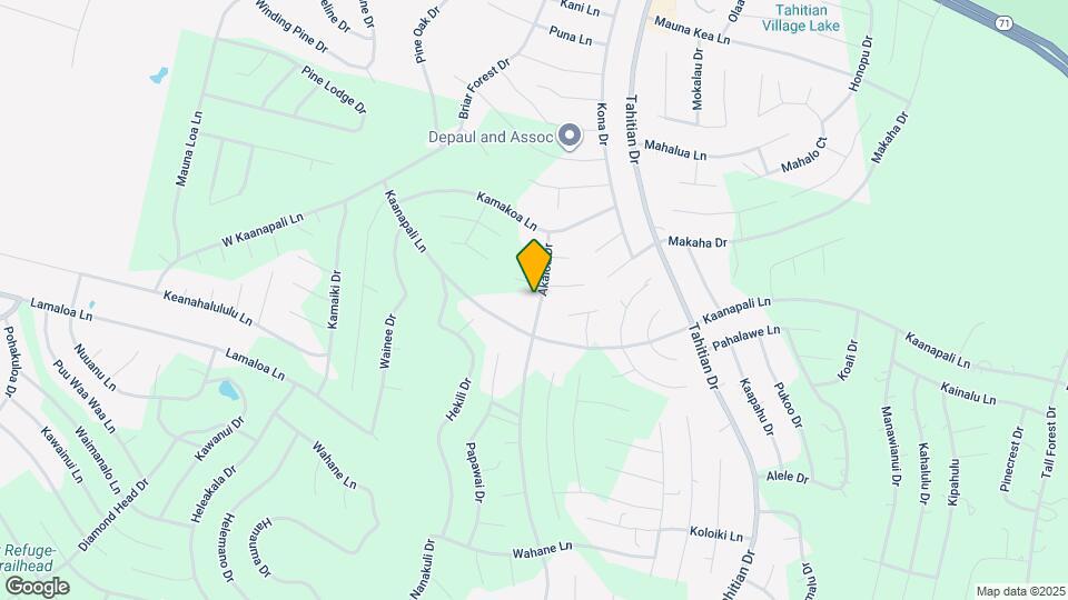 132 Akaloa Dr Map and Location Details