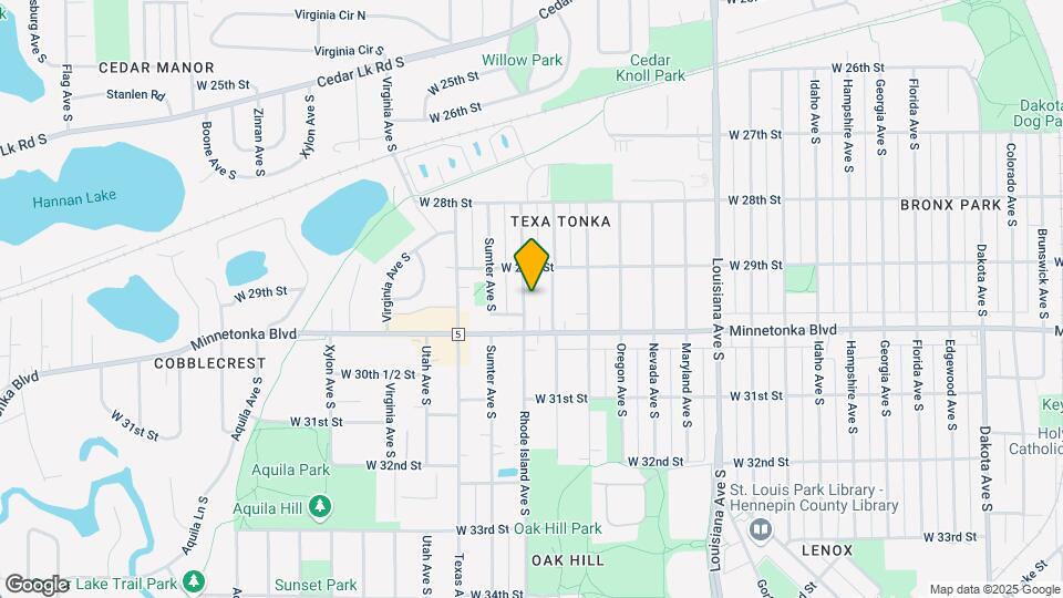 2925 Rhode Island Ave S Map and Location Details