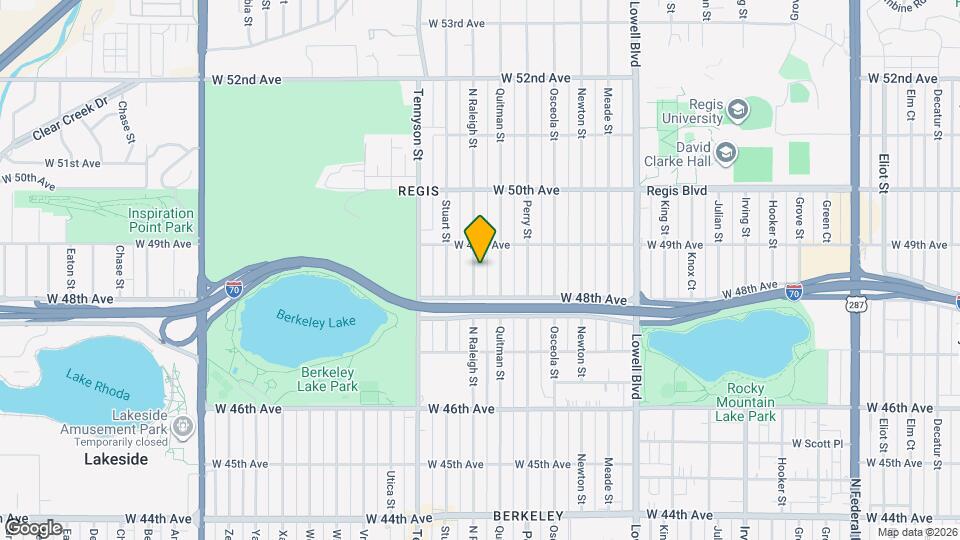 4854 N Raleigh St Map and Location Details