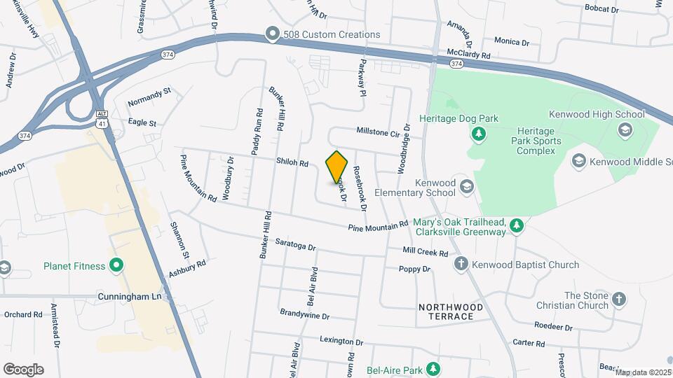 1110 Stonebrook Dr Mapa y Detalles de la Ubicación