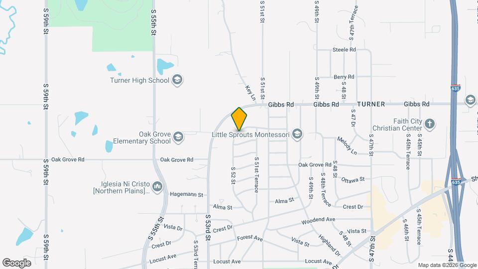 2505 S 52 St Map and Location Details