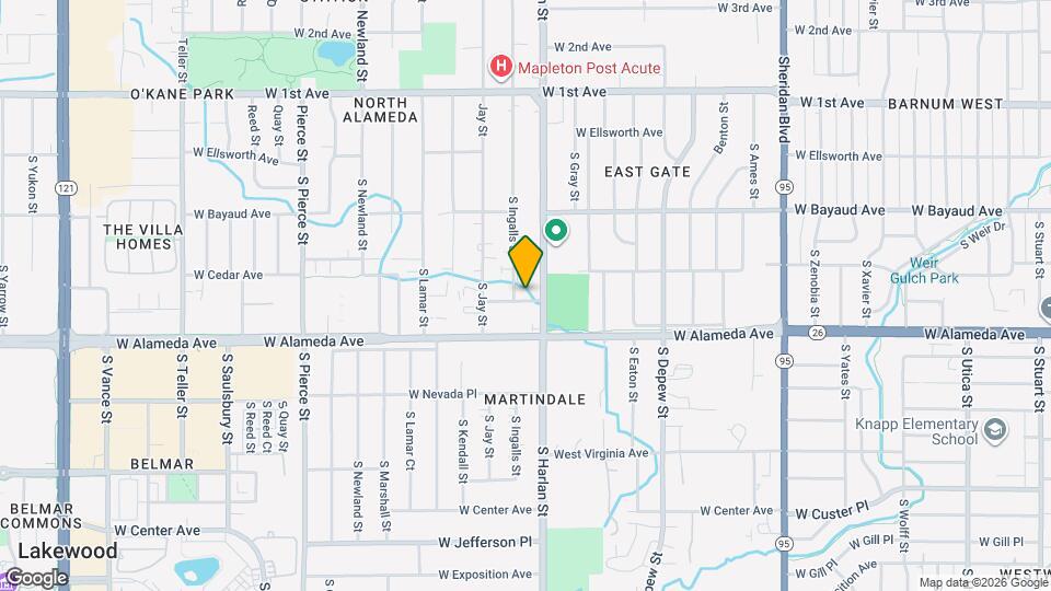 6045 W Byers Pl Mapa y Detalles de la Ubicación