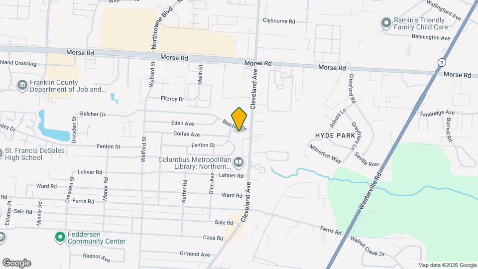 2385 Belcher Dr Map and Location Details