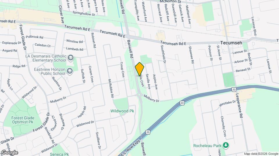 3161 Viola Cres Map and Location Details