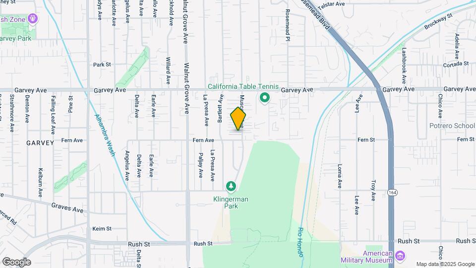 2613 Muscatel Ave Map and Location Details