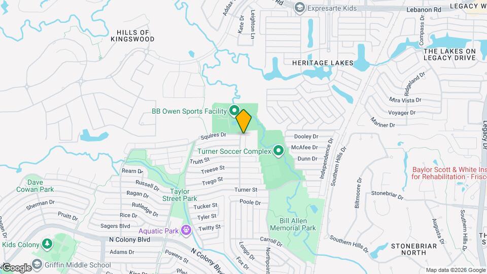 7712 Underwood Dr Map and Location Details