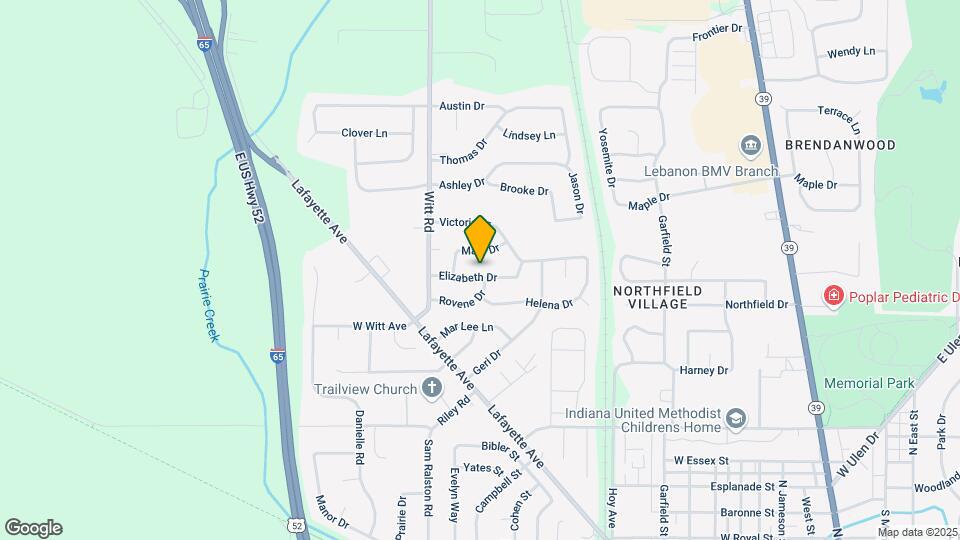 1502 Elizabeth Dr Map and Location Details