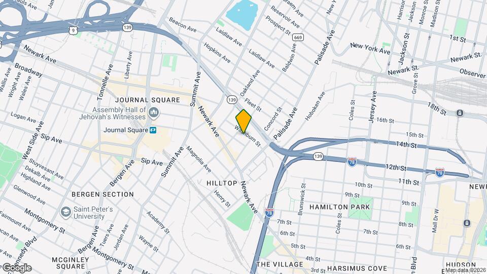 49 Washburn St Map and Location Details