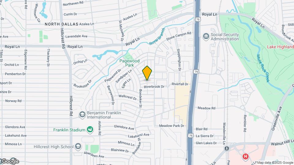 7603 Riverbrook Dr Map and Location Details