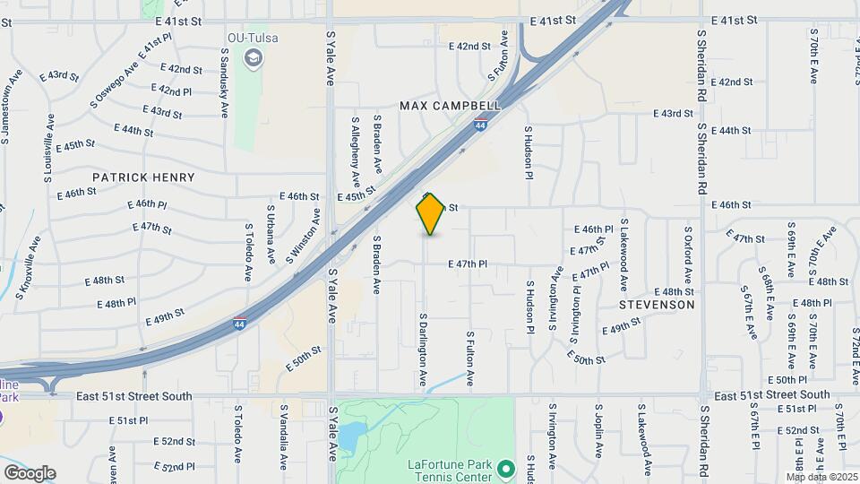 4643 S Darlington Ave Mapa y Detalles de la Ubicación