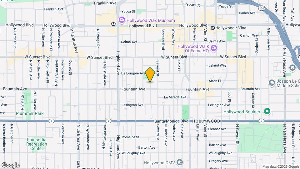 1321 N June St, Unit 1 Map and Location Details