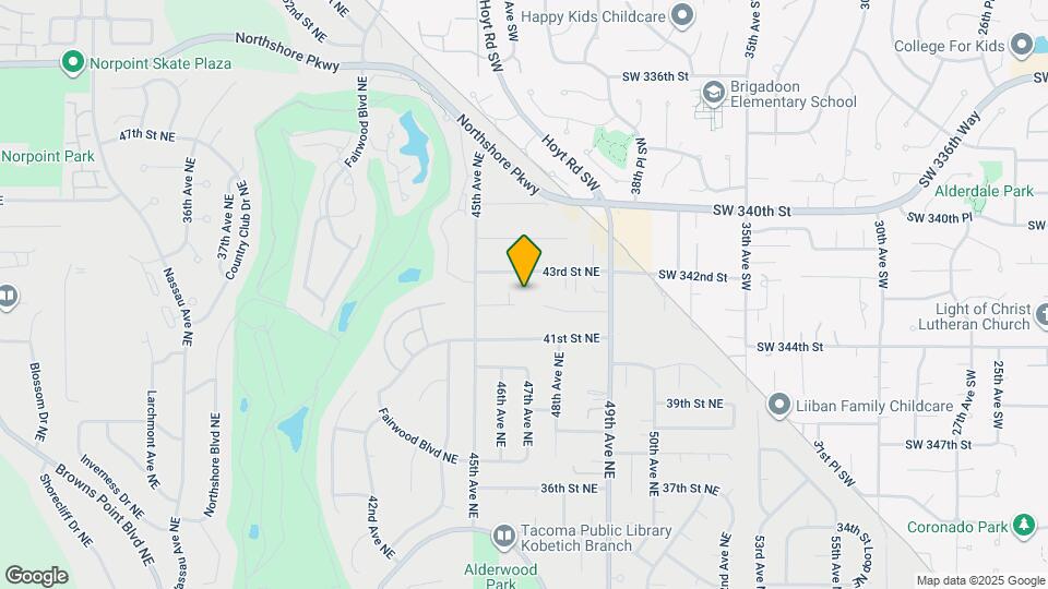4540 43rd St NE Map and Location Details