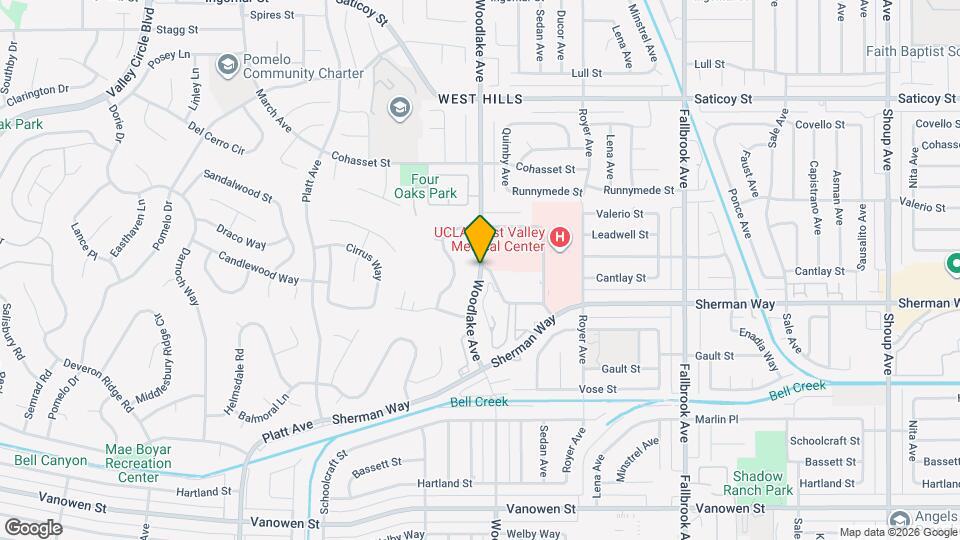 22945 Sherman Pl Map and Location Details
