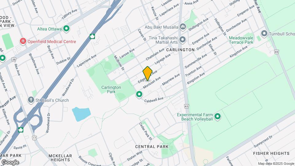 1487 Morisset Ave Map and Location Details