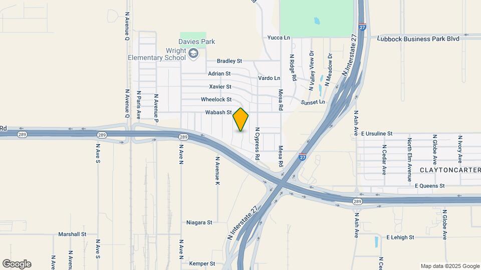 2123 N Texas Ave Map and Location Details