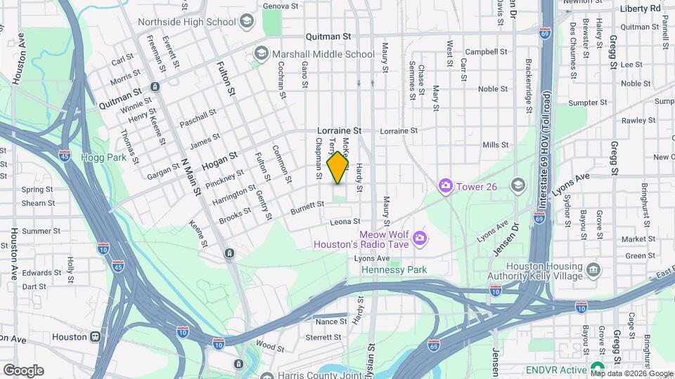 1516 Terry St Map and Location Details