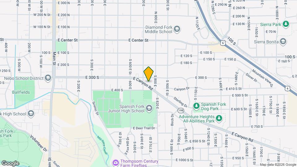 735 E Canyon Rd Map and Location Details