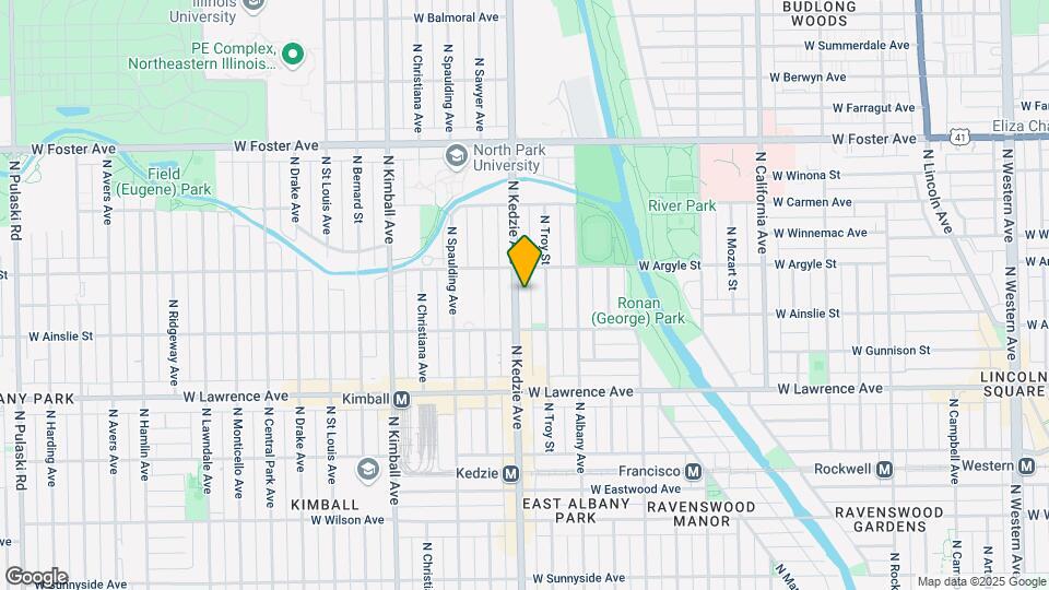 4927-4933 N Kedzie Ave Map and Location Details