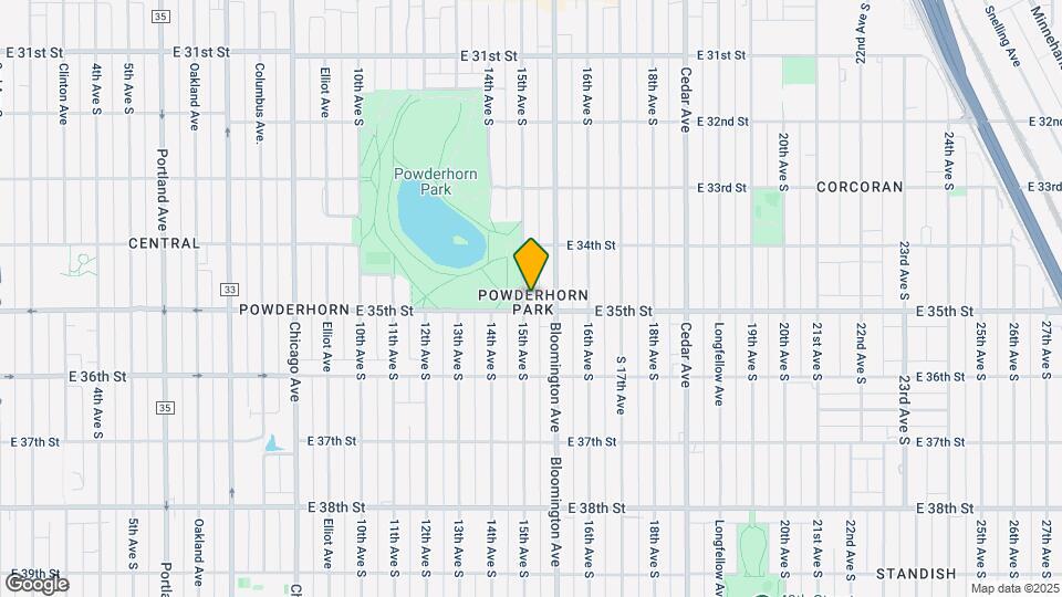 3439 15th Ave S Map and Location Details