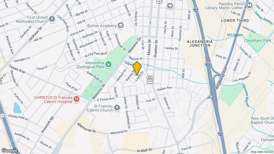 2904 Louis St Map and Location Details