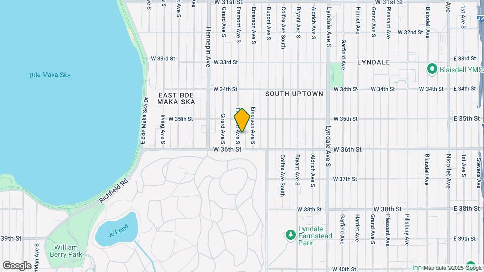 3535 Fremont Ave S, Unit 3535 Map and Location Details