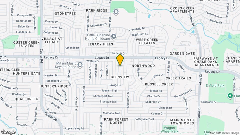 6900 Laramie Dr Map and Location Details