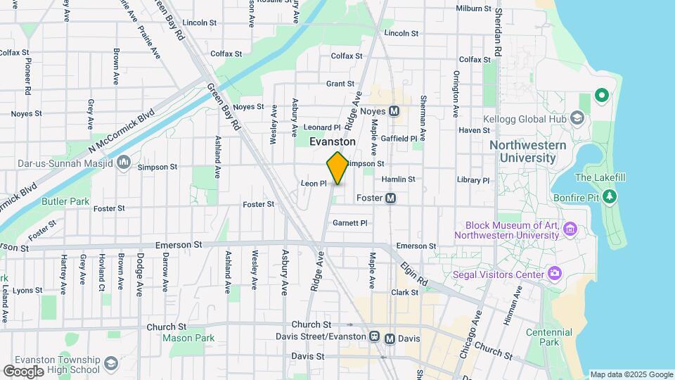 2017 Ridge Ave, Unit 1 Map and Location Details